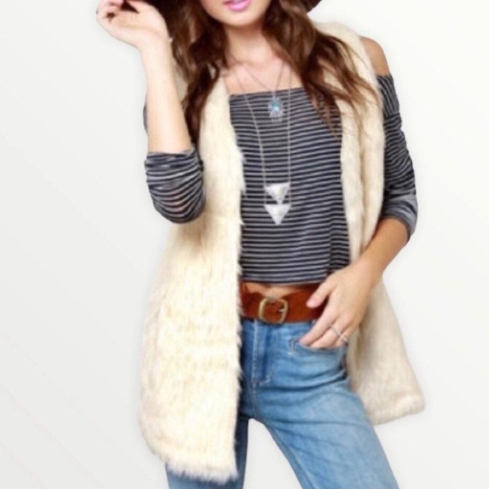 Jack by BB Dakota Faux Fur Vest